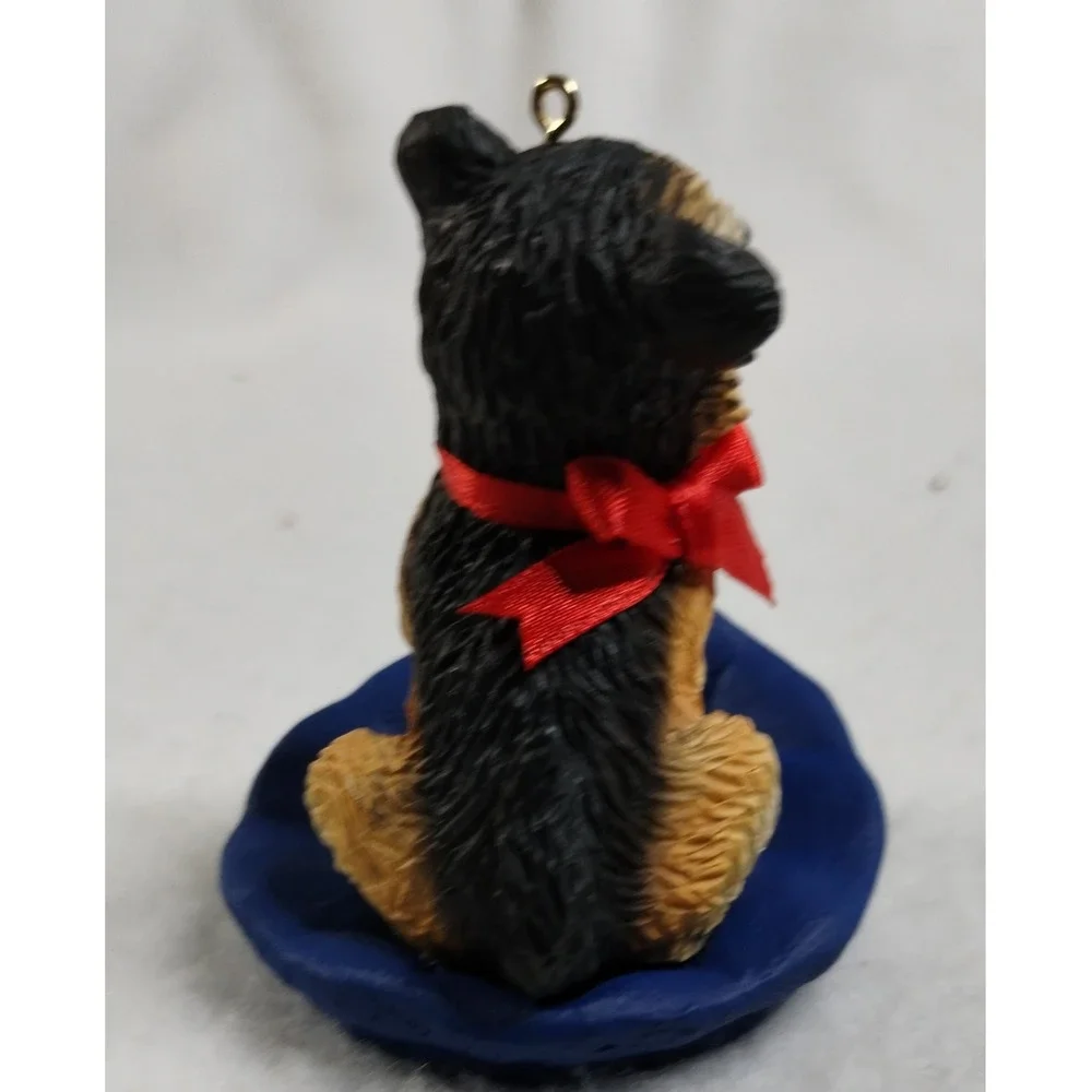American Greetings Policeman Dog Ornament Police Hat Puppy Christmas Decor‎